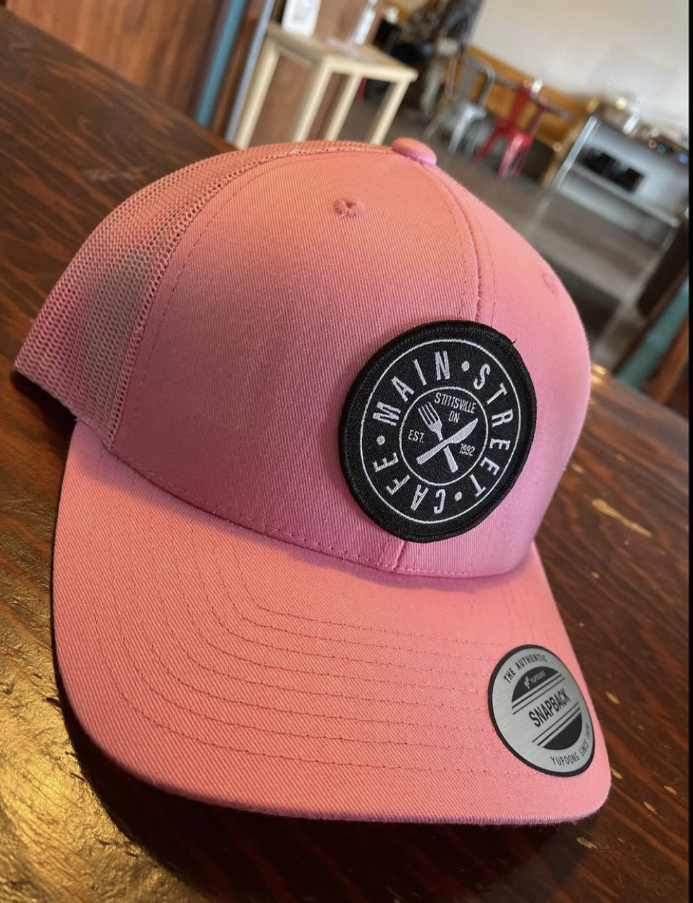 Pink MSC trucker cap